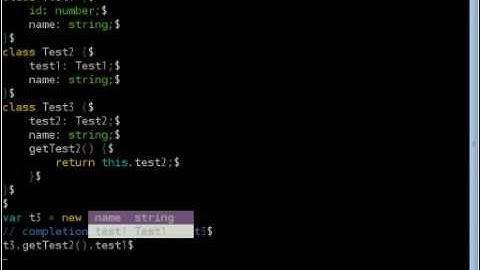Demonstration of TypeScript