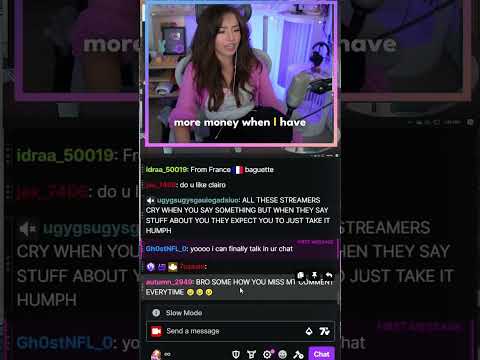 Pokimane responds to $10M+ Kick question 💰