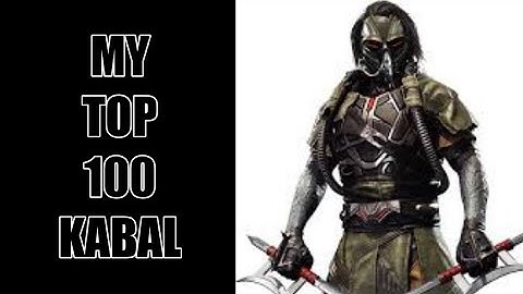My Top 100 Kabal - MK11 (Kasual Kompetitive Preset Only)
