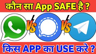 Which App to Use Instead of WhatsApp | WhatsApp Best Alternative App | WhatsApp Vs Signal vs Tele...