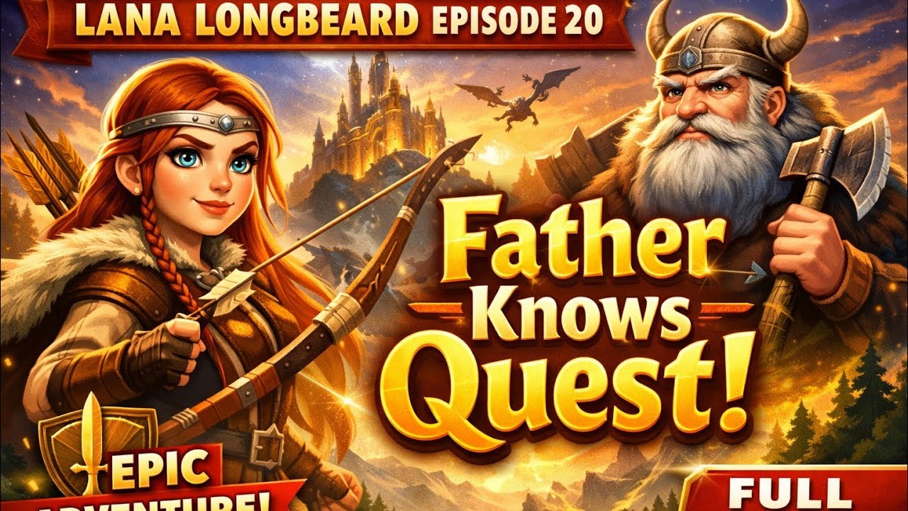 Lana Longbeard Episode 20 | Father Knows Quest 🏹 Epic Fantasy Adventure Cartoon