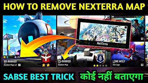 Nexterra Map Delete Kaise Kare | How To Delete Nexterra Map in Free Fire