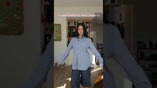 upcycled a mens buttonup into a cute top 🌺#thriftflip #upcycle #sewingtutorial  #fashioninspo #ootd