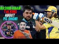 After finishing the game rashid khan talks about ms dhoni