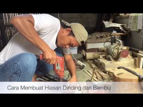  Cara  Membuat  Hiasan  Dinding  dari  Bambu  YouTube