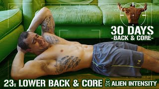 At Home Total Core Workout | 30 Days of Dumbbell Back Workouts At Home + Core Strength - Day 23