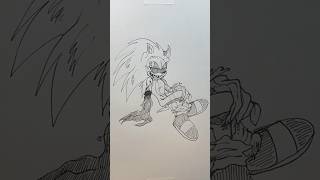 Sonic Exe Speed Drawing #shorts #sonic #anime #sonicexe #drawing