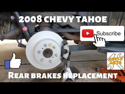 2008 Chevy Tahoe Rear Brakes Replacement. Easy $! - YouTube