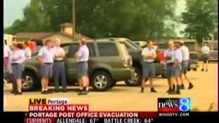 Suspicious pkg at Portage Post Office