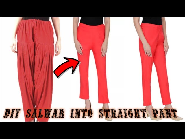 Red Zari, Sequins and Thread work Salwar Suit with Palazzo Pants – Seasons  Chennai