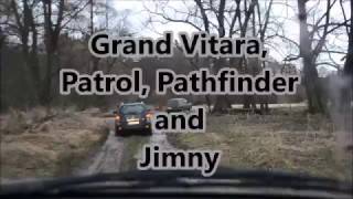 Grand Vitara, Patrol, Pathfinder and Jimny