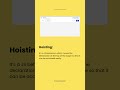 How function support Hoisting in JS? Ep-7 | #javascript #hoisting