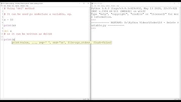 You can undeclare a variable in Python using 