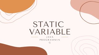 Static Variable - Tagalog Explanation |Ms. Jen Recto