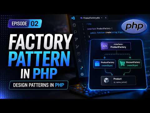 Factory Pattern in PHP | Design Patterns in PHP | Episode 02
