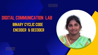 Digital communication#Binary cyclic code Encoder&Decoder experiment#Error detection and correction