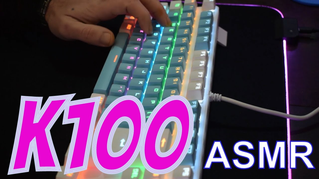 ASMR TECLADO MECANICO MAS BARATO DE INTERNET . BAJEAL K100 , DAJEAL ...
