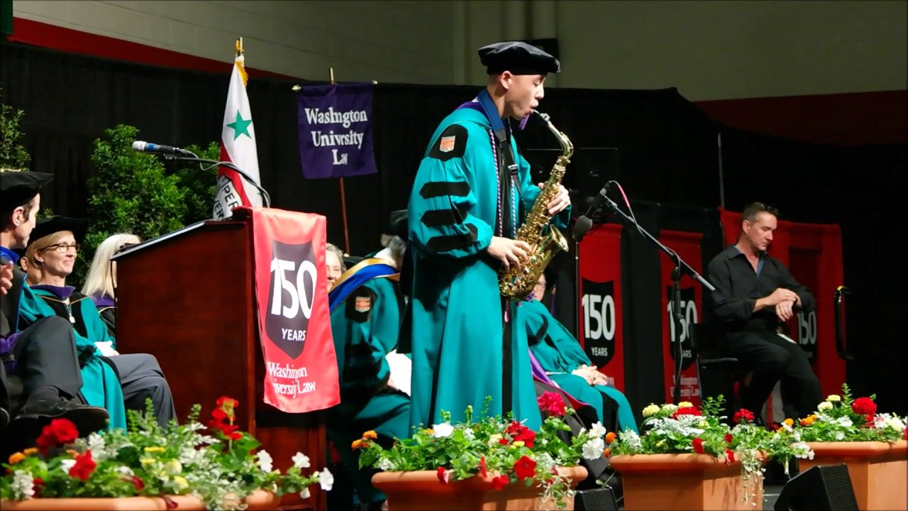 Washington University in St. Louis School of Law Graduation National Anthem