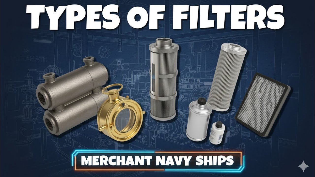Filters on Merchant Navy Ships ⚙️⚓ | Types, Uses & Importance Explained