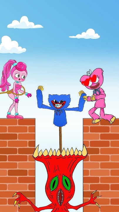 Huggy Wuggy Dummy Trap/Funny animation/Poppy Playtime animation - YouTube