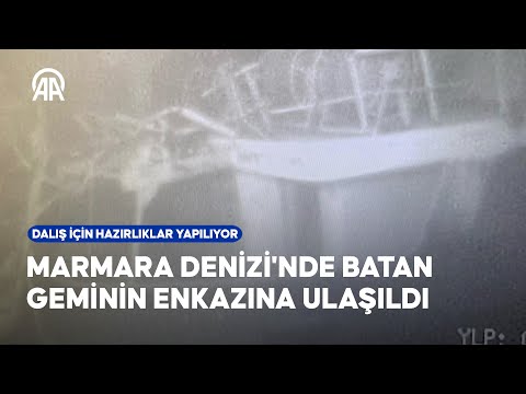 Marmara Denizi'nde batan \