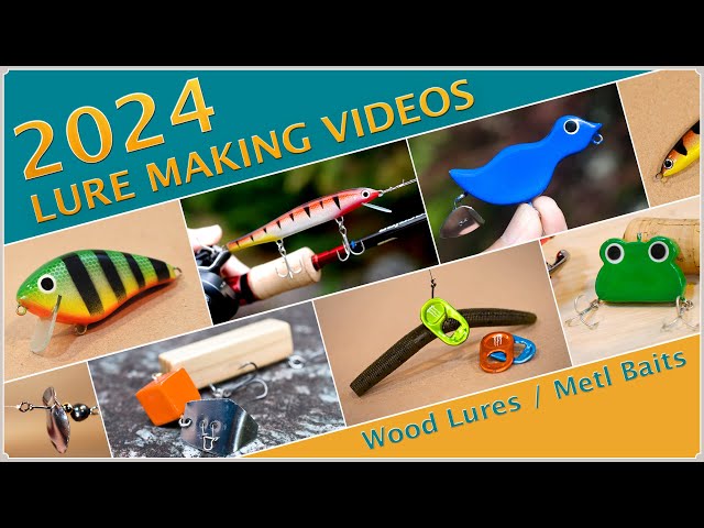 How to Make Fishing Lures: 2024 Edition. | Wooden lure and Metal baits. -  YouTube