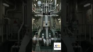Why a two strok engine used on a ship?