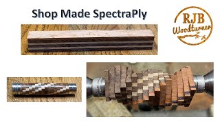 Shop Made SpectraPly - Twisted, Turned, And Mounted On A Liberty Kit