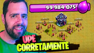 GUIA DE COMO UPAR O SEU CV15 CORRETAMENTE NO CLASH OF CLANS