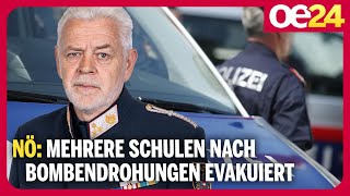 NÖ: Mehrere Schulen nach Bombendrohungen evakuiert
