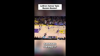 LeBron James' Epic Buzzer-Beater! 😮#nba #basketball #shorts #labron