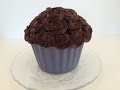 Kæmpe Chokoladecupcake