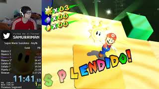 Super Mario Sunshine - Any% Speedrun in 1:17:19