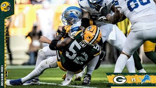 Rashan Gary Hits 40Th Career Sack Packers Vs. Lions