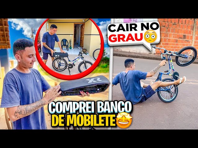 Bicicleta Aro 20 Montadinha Lbk C/ Banco Xr Guidão De Moto