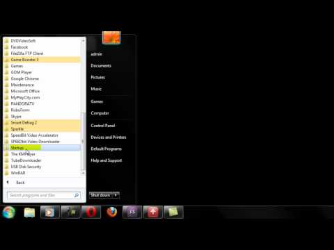 Startup-ში ფაილის ჩაგდება/წაშლა