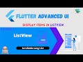 Flutter Advanced UI Series EP03 ListView & ListTile
