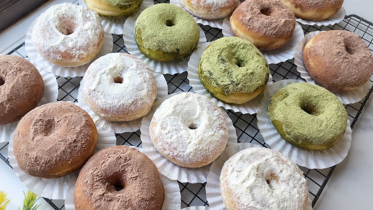 DONAT TANPA KENTANG SUPER EMPUK DAN LEMBUT