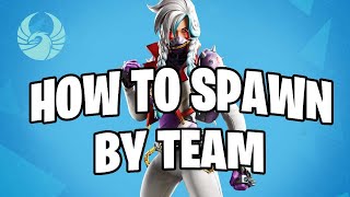 How to Spawn By Team (Fortnite Creative Tutorial)