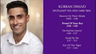 Kurran's vocal reel
