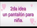 2 ideas para hacer con un mayon 👖#short #pantalondeniña