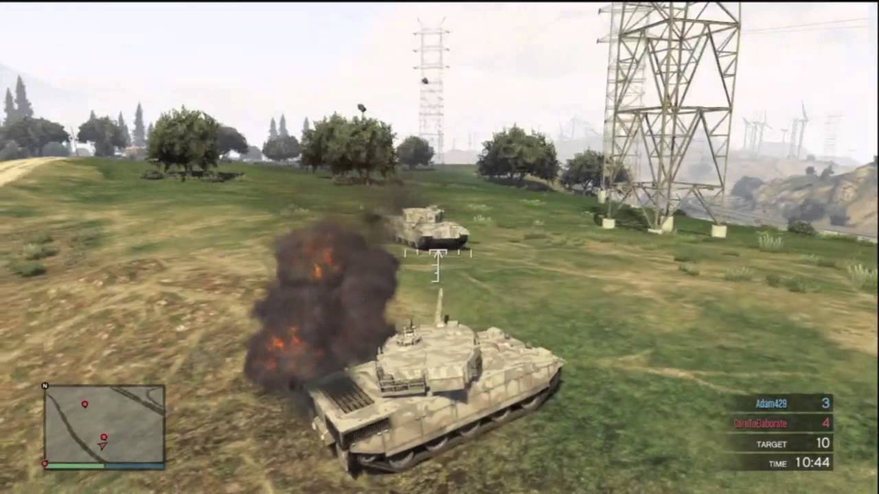 GTA V Online Vehicle Deathmatch "Forest Fire" YouTube