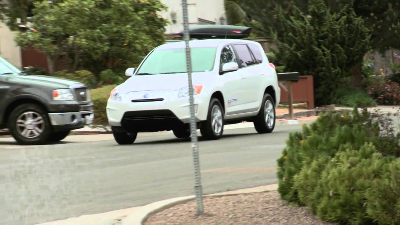 First Test Drive Of The Toyota Rav4 EV