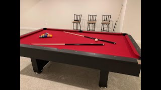 Mizerak Donovan II 8’ slate Billiard table setup and review 2020 (4K)