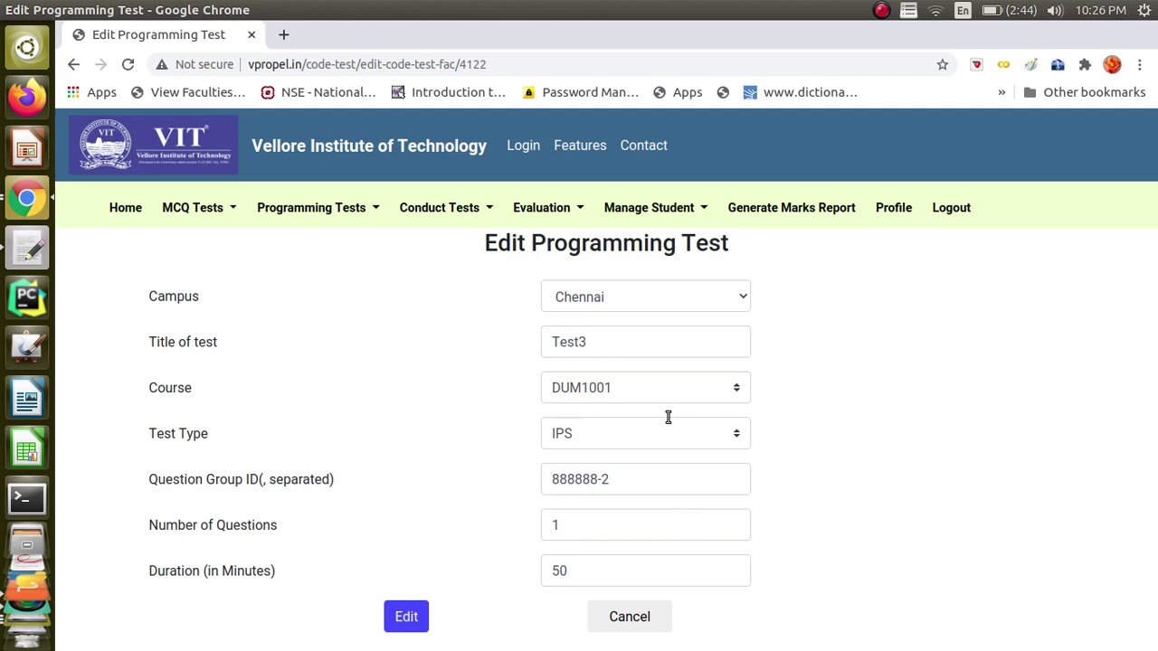 6 Edit a Programming Test - YouTube