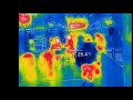 Odakyu Station in Thermal camera, Tokyo Japan