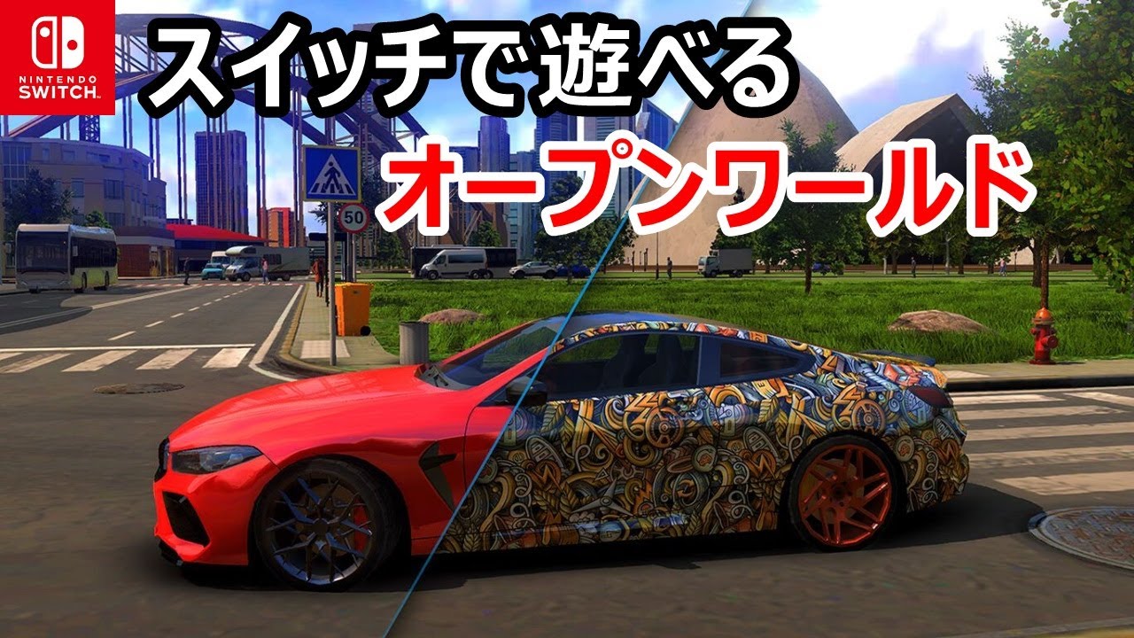 Switch's realistic car game 