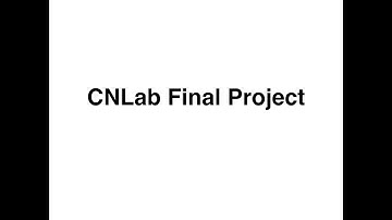 2019S CNLab Final Project Demo Video