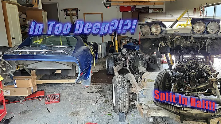 I Split My Corvette In Half! | C3 Body Removal