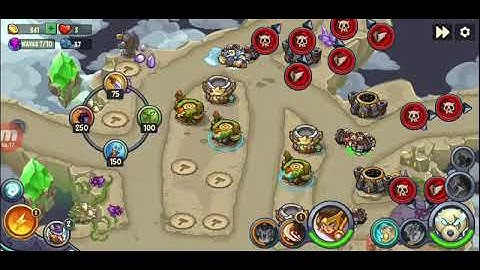 King Of Defense Battle Frontier - World 1 Stage 37 - 2 Heroes